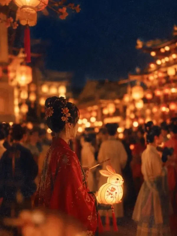 《花灯初上》短剧封面，古装题材，秋霞影院高清在线观看
