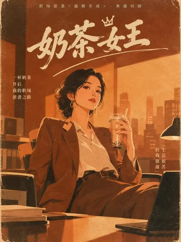 《甜妹上班族》短剧封面，甜宠题材，秋霞影院高清在线观看
