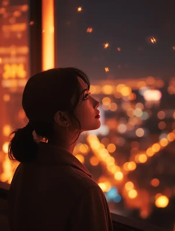 《重生：路灯下的她》短剧封面，穿越重生题材，秋霞影院高清在线观看