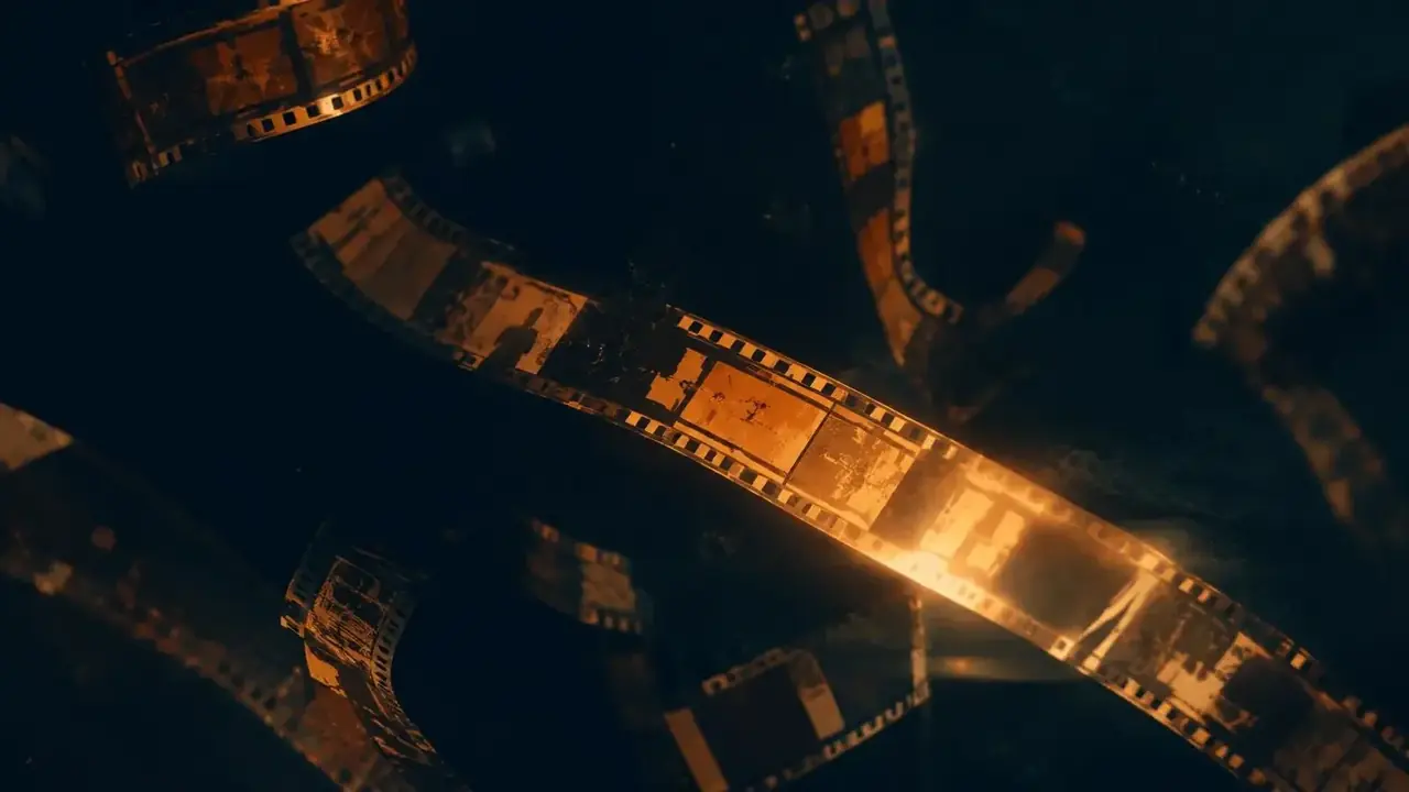 《午夜放映室》剧照背景